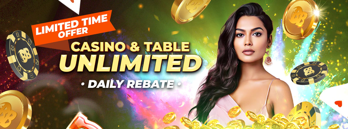 Casino & Table 1% Unlimited Daily Rebate