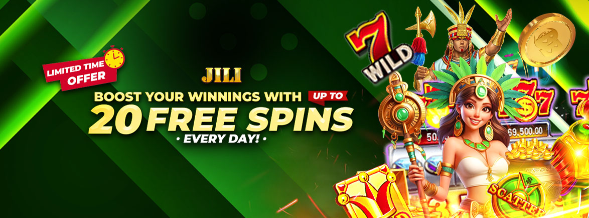 JILI 20 Daily Free Spin JILI 20 Daily Free Spin